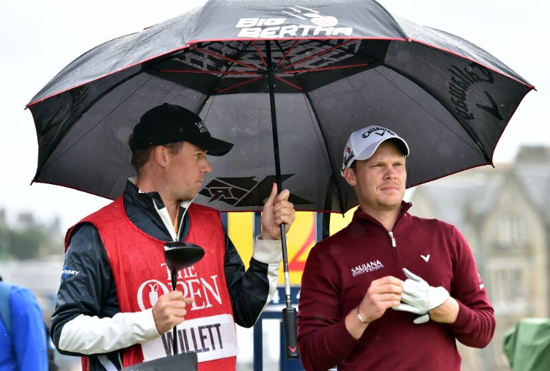 Danny Willet will hope for better weather if he makes the cut. Owen Humphreys/PA Wire