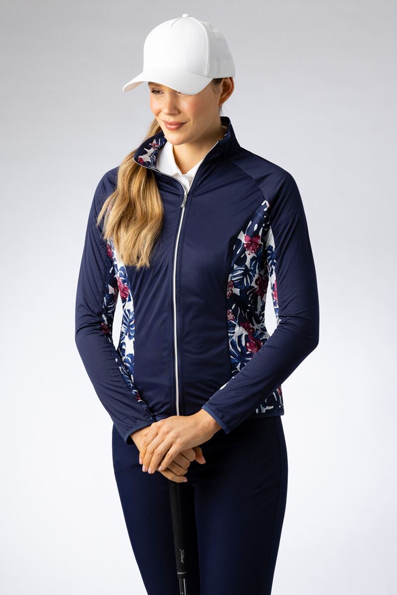 Ladies Zip Showerproof Poppy Golf Jacket