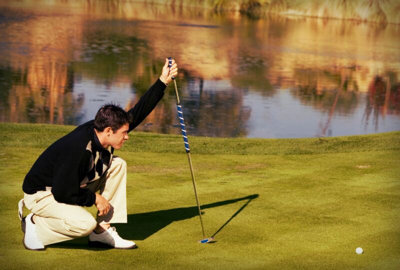 Visualise the ball going into the hole Visualise the ball going into the hole