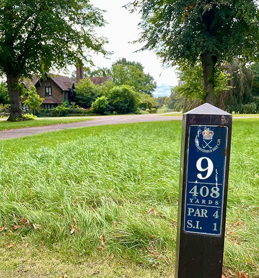 Cottage and the 9th Tee Stroke - The Royal Household Golf