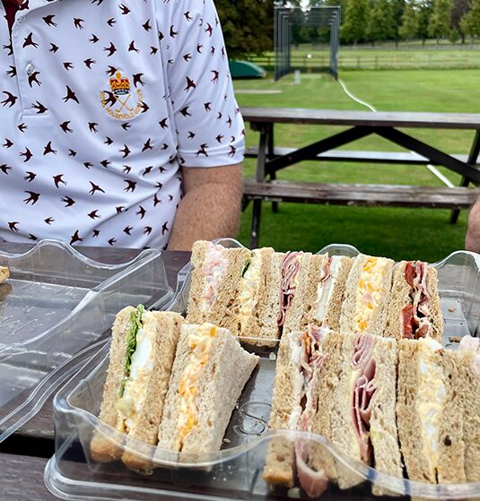 A spot of lunch - The Royal Household Golf