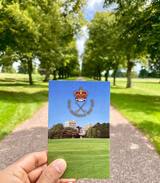 Mature Lined Tree Paths - The Royal Household Golf