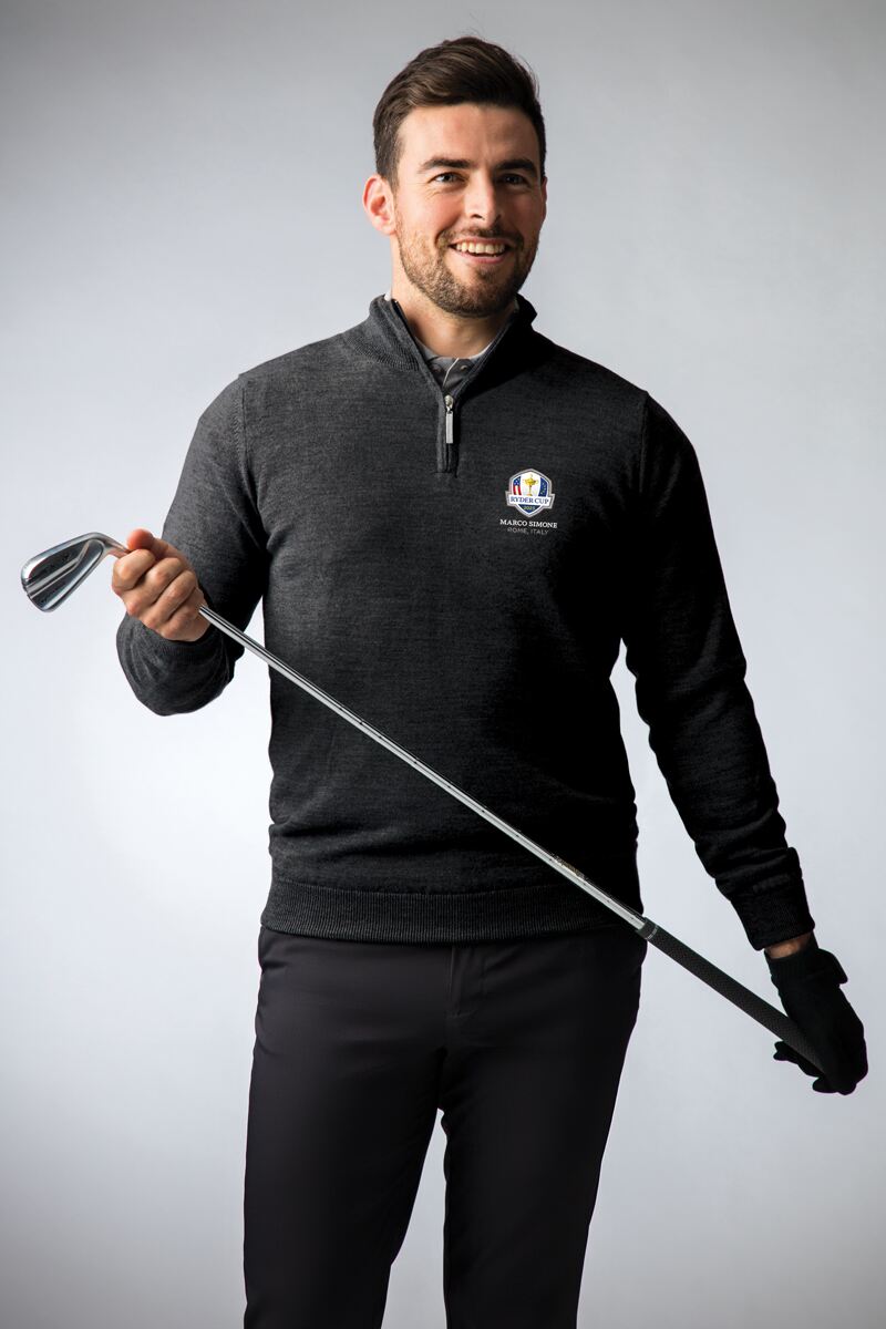 Mens Lined Samuel Ryder Cup Golf Sweater