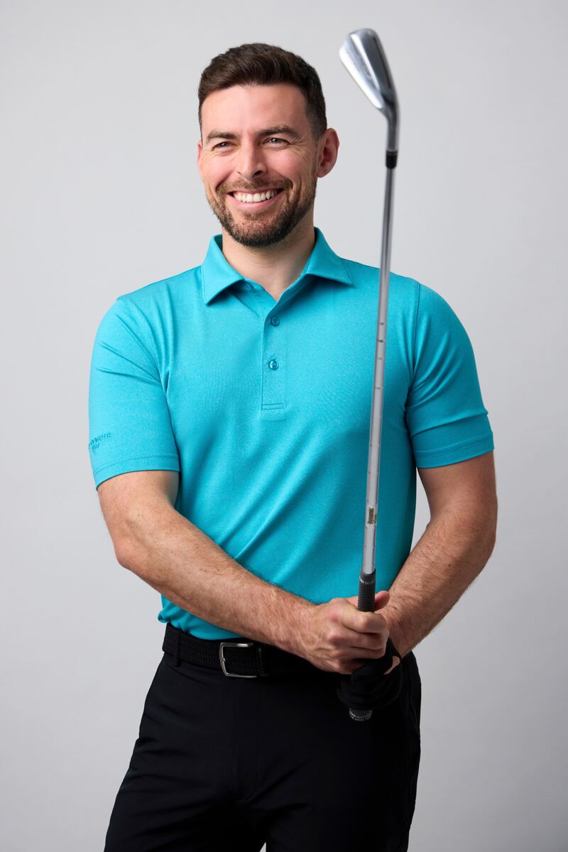 Mens Silloth Stretch Performance Golf Shirt