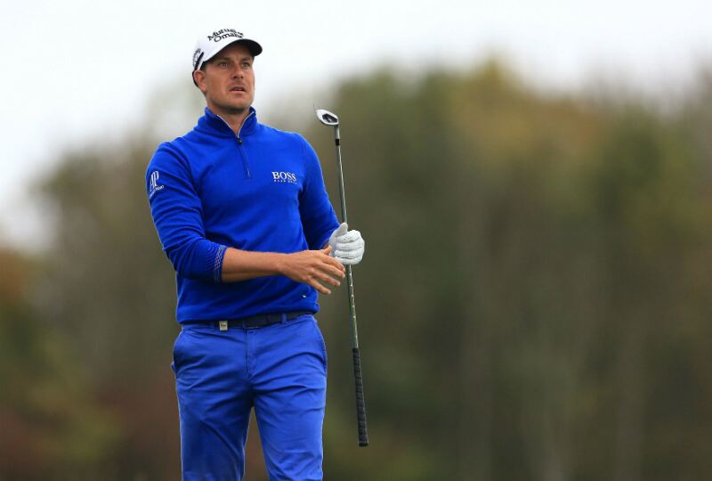 Henrik Stenson opts for on-trend blues. Gareth Fuller/PA Wire