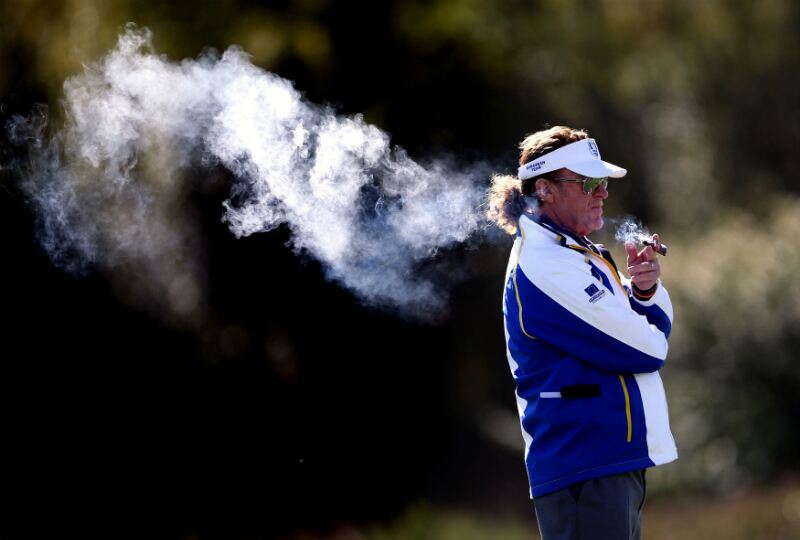 Miguel Angel Jimenez is a man with his own sense of style. David Davies/PA Wire