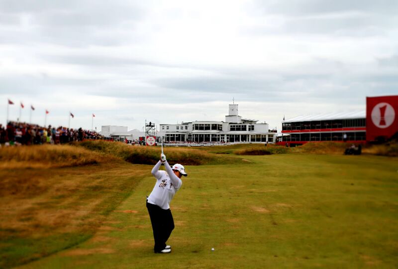 Sun Ju Ahn tees off at Royal Birkdale