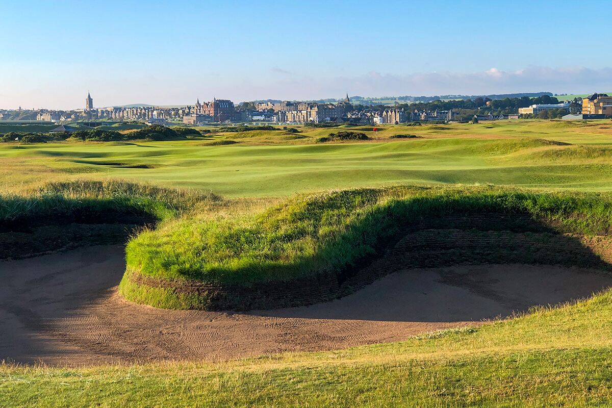 The Old with the historic St Andrews town sprawling around