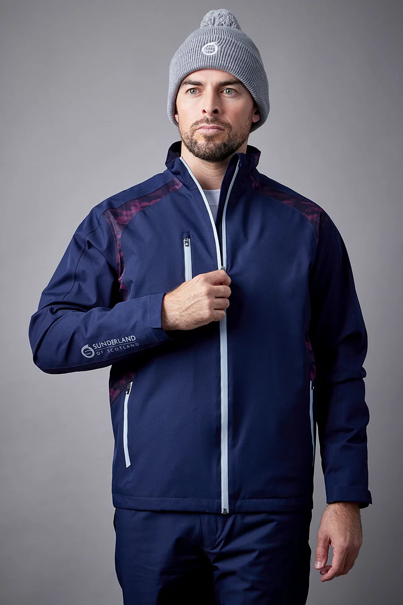 Mens Valberg Panelled Rain Golf Jacket Sale