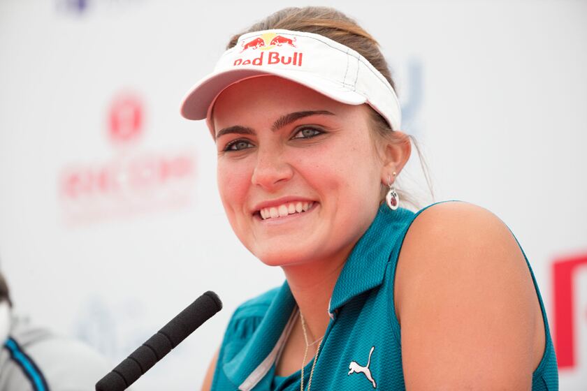 Lexi Thompson was fined 4 strokes after a video review Lexi Thompson was fined 4 strokes after a video review